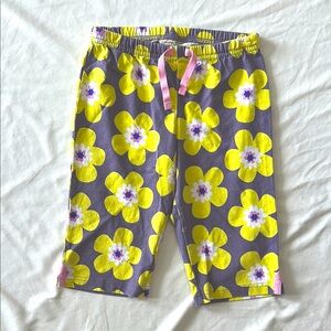 MiniBoden Flower Capri Pants, Size 7.
